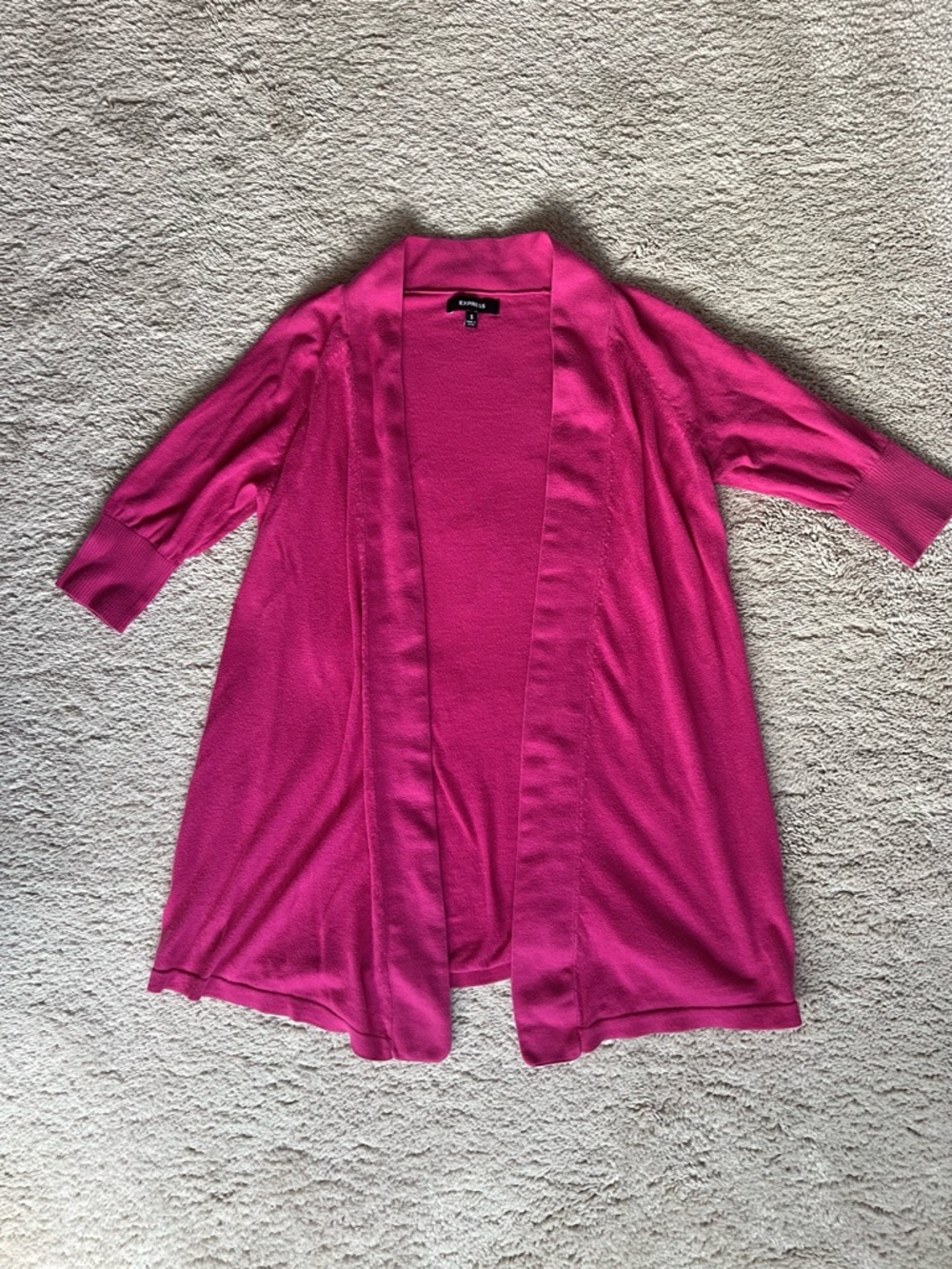 Express Open-Front Knit Cardigan
